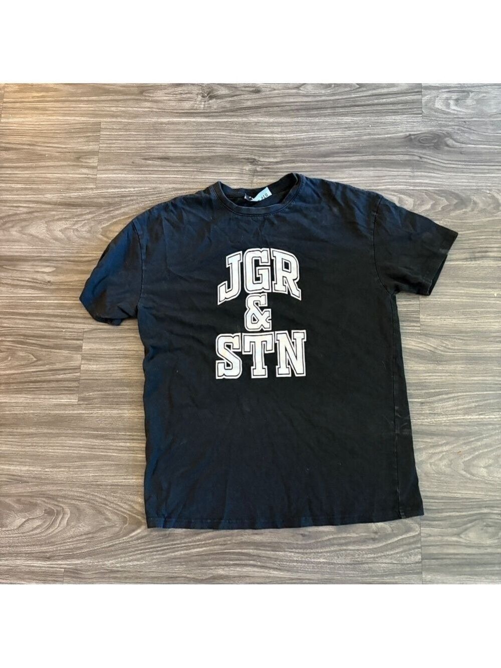 Jagger & Stone Oversized Black 100% Cotton Short Sleeve Tee - Picture 4 of 9